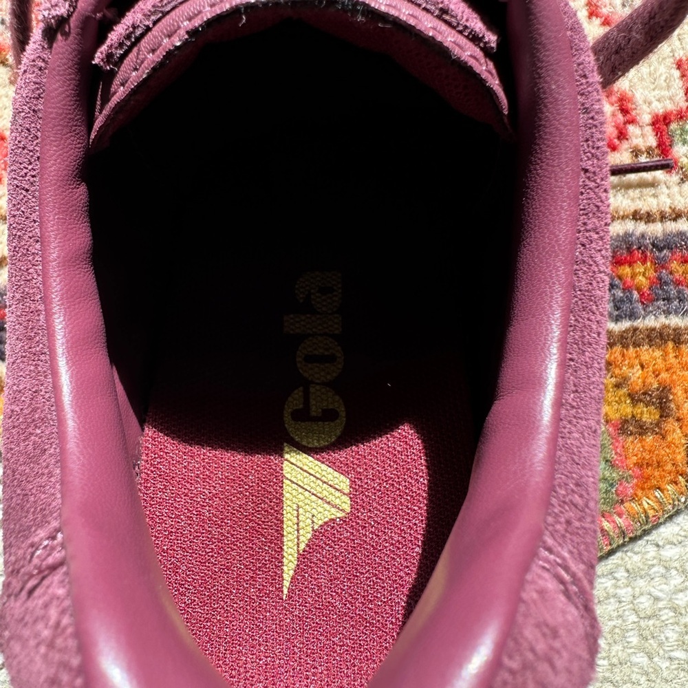 Gola Burgundy Suede “Harrier” Sneakers - Picture 5 of 7